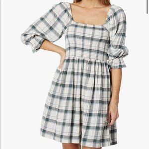 Madewell Lucie Elbow Sleeved Dress with pockets